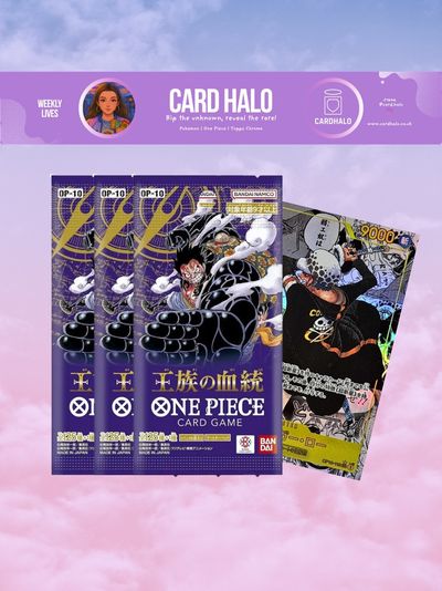 X3 Japanese One Piece OP-10 Booster Packs